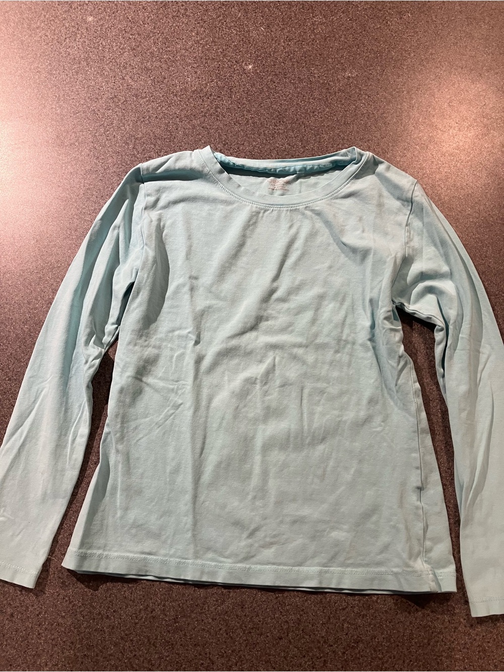 Cherokee Light Blue Long Sleeve Women's Tee